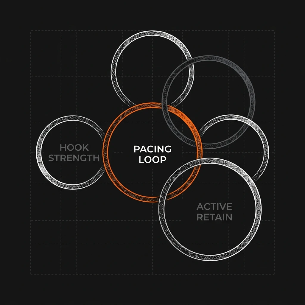 Visual pacing hook architecture map